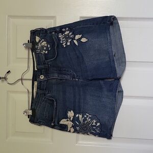 Anthropologie Pilcro Blue Jean Shorts